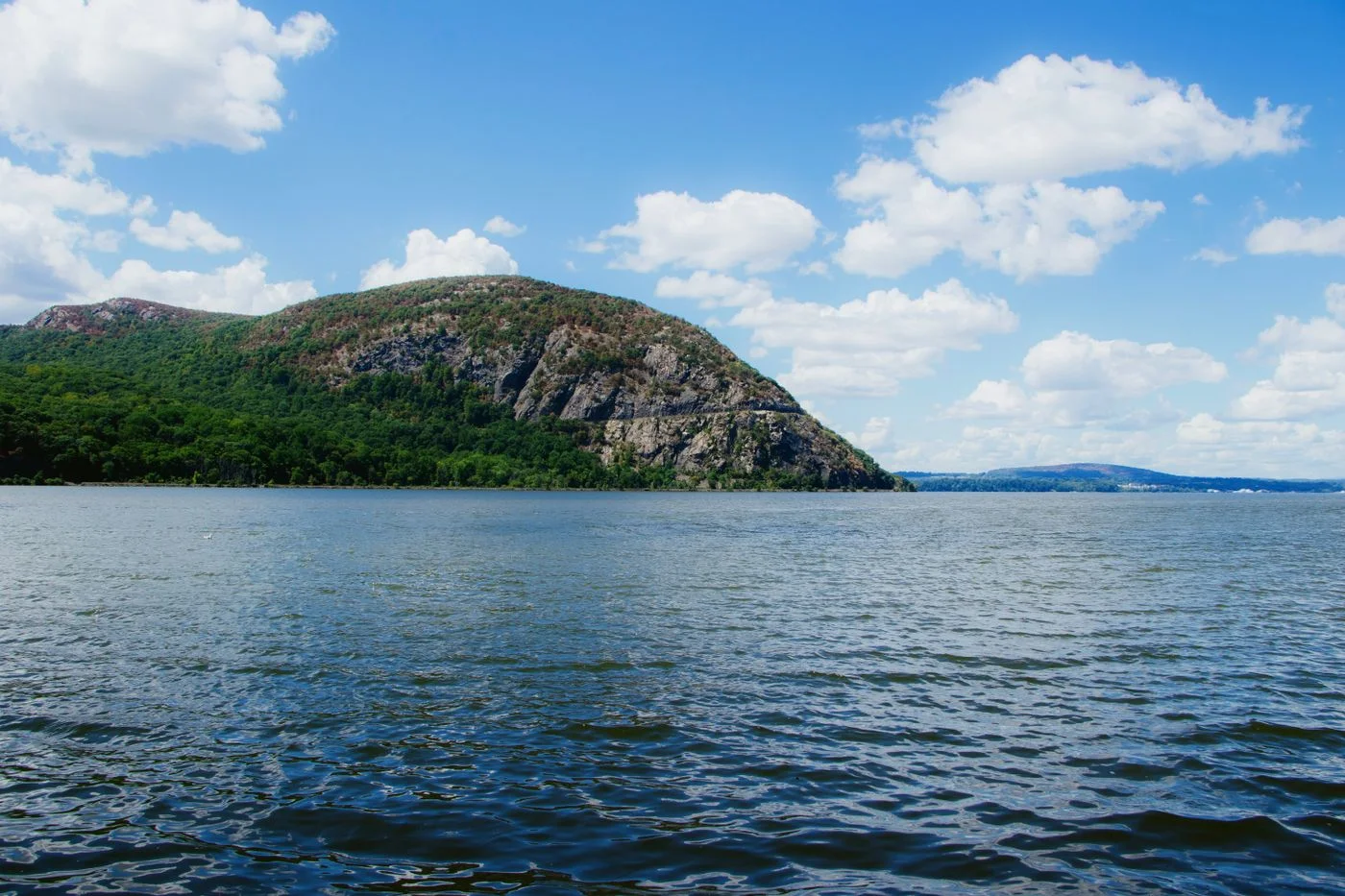 The Hudson River and Bear Mountain landscape in New York
