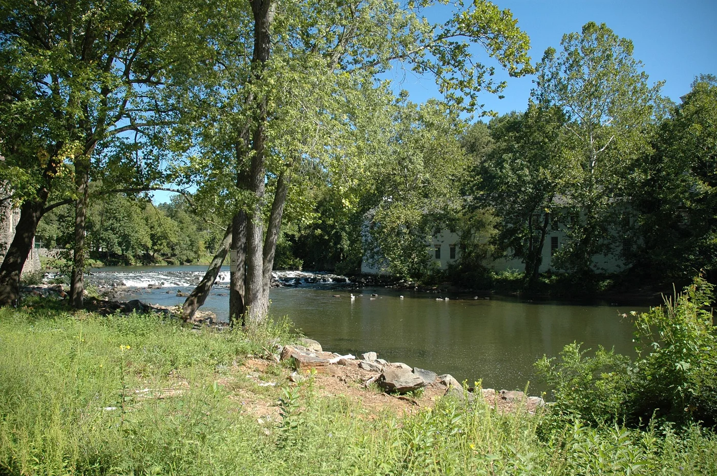 Brandywine Creek beside Hagley Museum in Delaware