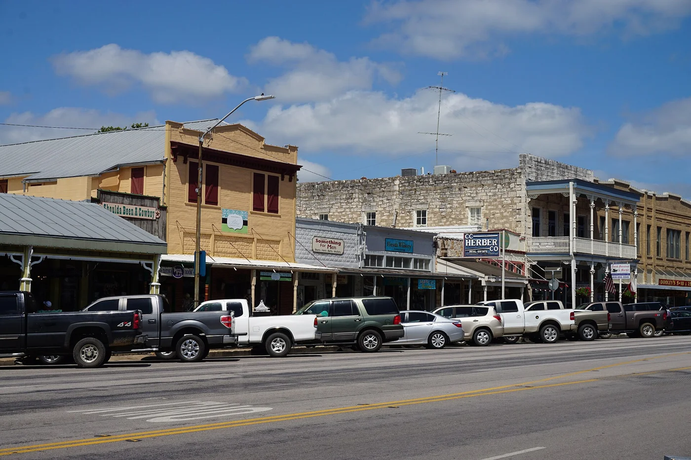 East Main Street in Fredericksburg Texas