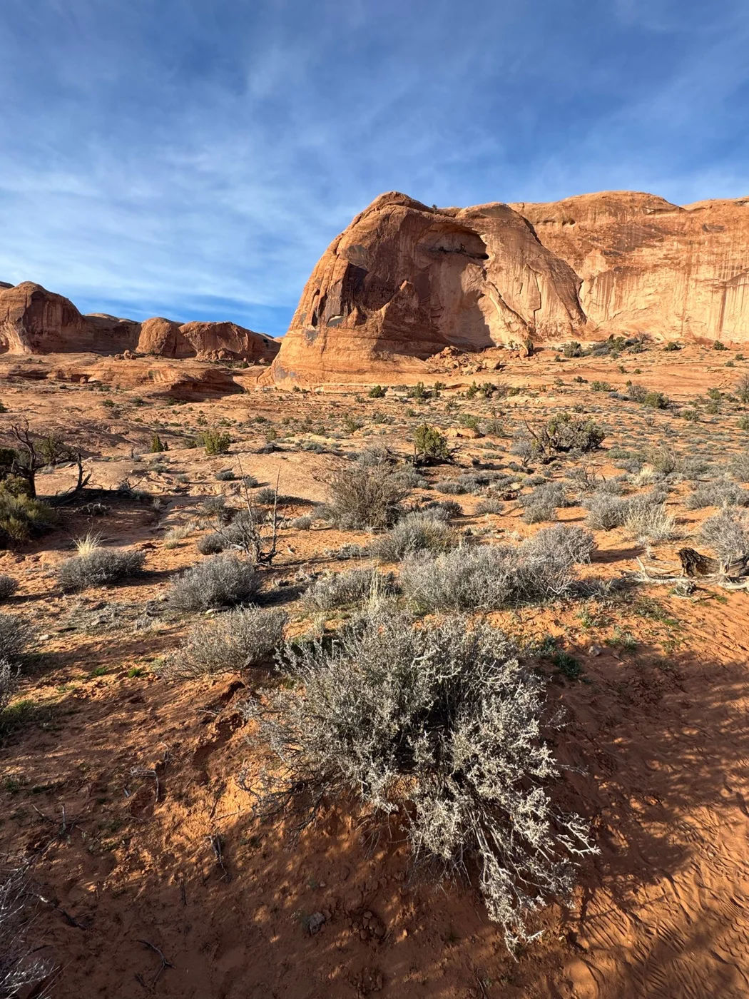 Red rock landscape near Moab Utah