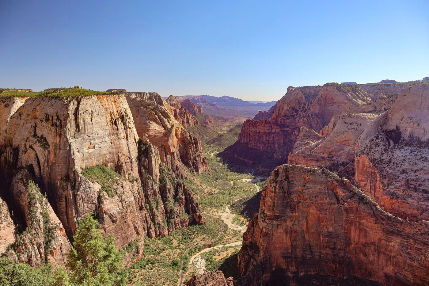 Zion National Park canyon in Utah
